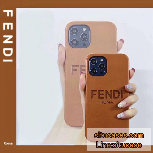 フェンディ スマホケース メンズ iphone13/13プロ レザーケース 高級感 