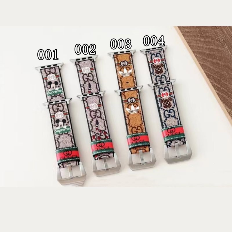 アップルウォッチバンド グッチ キャンバス風 apple watch