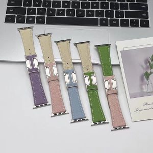 Alternative view of エルメス apple watch バンドアップル ウォッチ バンド hermes ライチレザー apple watch バンド マグネット ブランド ピンク 女子高校生