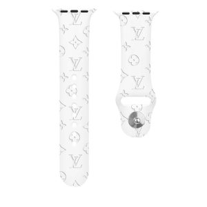 Alternative view of apple watch 交換バンド アップルウォッチバンド シリコン 時計ベルト 交換 ヴィトン風  おすすめ ブランド アップルウォッチベルト 人気