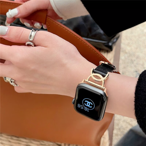 交換バンド アップルウオッチ ベルド apple watch 革 バンド シャネル風 女性 ピンク 黒 アップル ウォッチ バンド appleウオッチ バンドおしゃれ