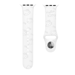 Alternative view of アップルウォッチ スポーツバンド シリコン 時計ベルト 交換 kitty キャラクター apple watch バンド おすすめ ブランド ハローキティ アップルウォッチベルト 人気 高校生