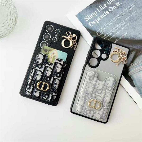 ディオール galaxy S25 ケース・カバー ブランド ファッション dior 男女兼用 人気 アンドロイド androidケース ディオール ギャラクシーシリーズ S24/23 ケース カード収納