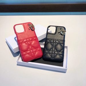 Alternative view of Lady dior iPhone17/17proケース カード収納 iphone16/15pro max ケース ディオール iphone14/13/12ケース ハイブランド 女子 スマホケース レザー おしゃれ