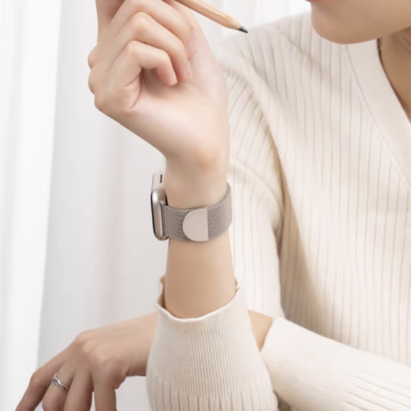 ミラネーゼループ apple watchマグネットバンド ステンレス アップルウォッチ バンド ブランド メンズ メッシュ 蒸れない apple watch ベルト 男女兼用