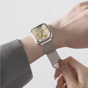 Alternative view of ミラネーゼループ apple watchマグネットバンド ステンレス アップルウォッチ バンド ブランド メンズ メッシュ 蒸れない apple watch ベルト 男女兼用