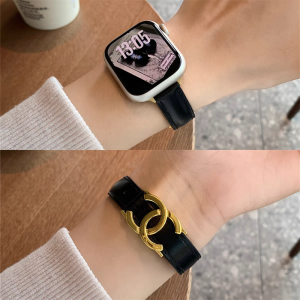 Alternative view of シャネル apple watch バンド 本革 アップル ウォッチ s10 レザー バンド ブランド chanel apple watch バンド 女性 人気 iwatch ストラップ 高級ブランド レディース