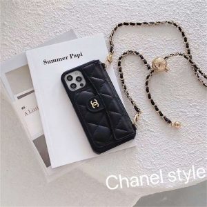 Alternative view of シャネル iphone17/16pro ケース ハイブランド スマホケース チェーン シャネル フォンショルダー chanelフラップフォンケース chanel アイ フォン ケース ブランド レディース iphone15/14/13ケース 斜めがけ カード入れ