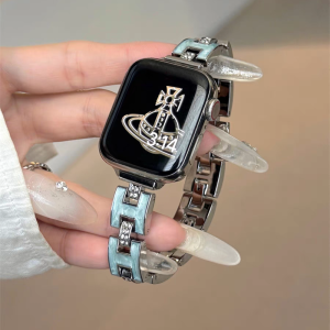 Alternative view of エルメス apple watch バンド hermes風 アップル ウォッチse2バンド 夏 ハイブランド apple watch バンド キラキラ iwatch S10ベルト アップル ウォッチ ブレスレット レディース