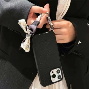 Alternative view of エルメス iphone17/17air ケース ハイブランド スマホケース シンプル かわいい iphone16/16pro ケース ショルダー hermes iphone15/14 ケース スカーフ付き