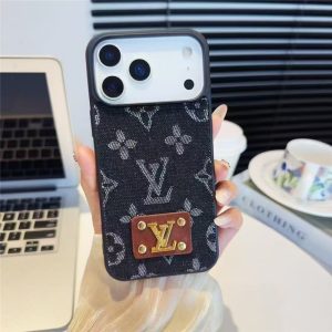Alternative view of デニム iphone17 ケース ルイヴィトン iphone17pro/17promax ケース ハイブランド ヴィトン風 iphone16/15 ケース お揃い アイフォン16pro ケース かわいい スマホケース 流行り