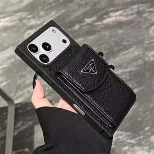 Alternative view of プラダ iphone ケース prada スマホケース 17/17pro iphone ケース カード 入れ ブランド iphone16/16promax ケース お揃い iphoneケース ブランド メンズ