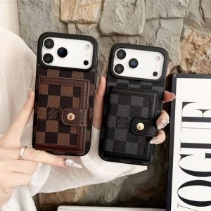 Alternative view of ルイ ヴィトンスマホケース iphone17 iphone17 プロ ケース ブランド ヴィトン アイ フォン16/16pro ケース カード 入れ 付き iphone14/13promax ケース louisvuitton iphoneケース 背面収納