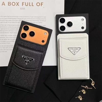 プラダ iphone ケース prada スマホケース 17/17pro iphone ケース カード 入れ ブランド iphone16/16promax ケース お揃い iphoneケース ブランド メンズ