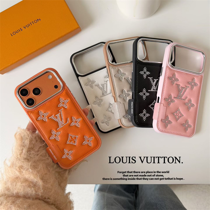 ヴィトン アイフォン 17/17プロ ケース スマホケース デコ おしゃれ ヴィトン風iphone16ケース iphone16proケース ハイブランド iphone15/15proケース キラキラ ブランド 女子 人気 - 画像 (8)