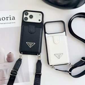 スマホケース プラダ prada スマホ ショルダー iphone17/17proケース 斜めがけ ブランド iphone16/16proケース ハイブランド メンズ iphone14/13ケース カード収納