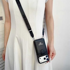 Alternative view of スマホケース プラダ prada スマホ ショルダー iphone17/17proケース 斜めがけ ブランド iphone16/16proケース ハイブランド メンズ iphone14/13ケース カード収納