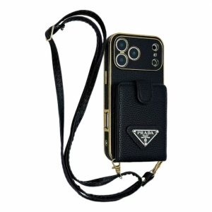 Alternative view of プラダ 携帯 ケース ショルダー prada iphone17/17pro ケース iphone16/16pro ケース カード収納 iphone15/15pro ケース 斜めがけ ブランド スマホケース 人気 ブランド