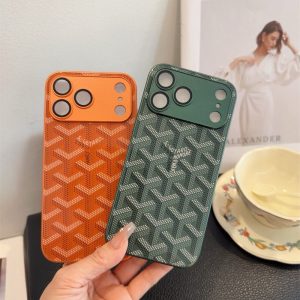 ゴヤール スマホケース IPhone17/17pro ガラス goyard iphone16/16pro max ケース カメラ 保護 iphone15/15pro ケース ハイ ブランド 安い iphoneケース お揃い カップル iphoneケース 海外セレブ