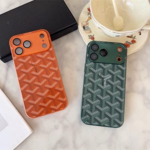 Alternative view of ゴヤール スマホケース IPhone17/17pro ガラス goyard iphone16/16pro max ケース カメラ 保護 iphone15/15pro ケース ハイ ブランド 安い iphoneケース お揃い カップル iphoneケース 海外セレブ