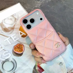 Alternative view of シャネル iphone17/17pro ケース キャビア スキン chanel スマホケース コピー アイフォン16/16プロ ケース ハイ ブランド iphoneケース 背面収納 かわいい iphone15/14promax ケース 人気 女子