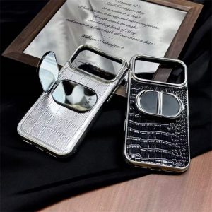 Alternative view of ディオール 携帯ケース ミラー 付き dior iphone17/17pro ケース iPhone16/16proケース 人気ブランド 女性 30代/40代 iphoneケース 鏡 スマホケース ブランド 人気
